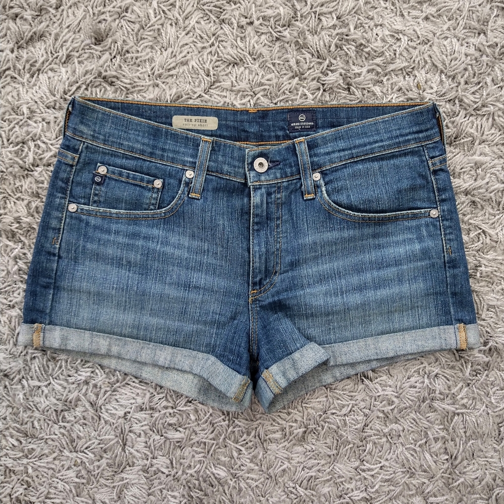 AG ADRIANO GOLDSCHMIED "The Pixie" Roll-Up Short